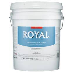 Royal Flat High Hiding White Paint Interior 5 gal