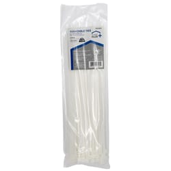 Home Plus 11.8 in. L White Cable Tie 100 pk