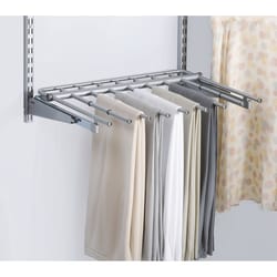 Rubbermaid 2.5 in. H X 19.187 in. W Plastic Pants Rack