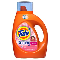 Tide Plus Downy April Fresh Scent Laundry Detergent Liquid 46 oz