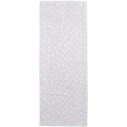 Cozy Living 21 in. W X 54 in. L Gray Wedding Day Polyester Accent Rug