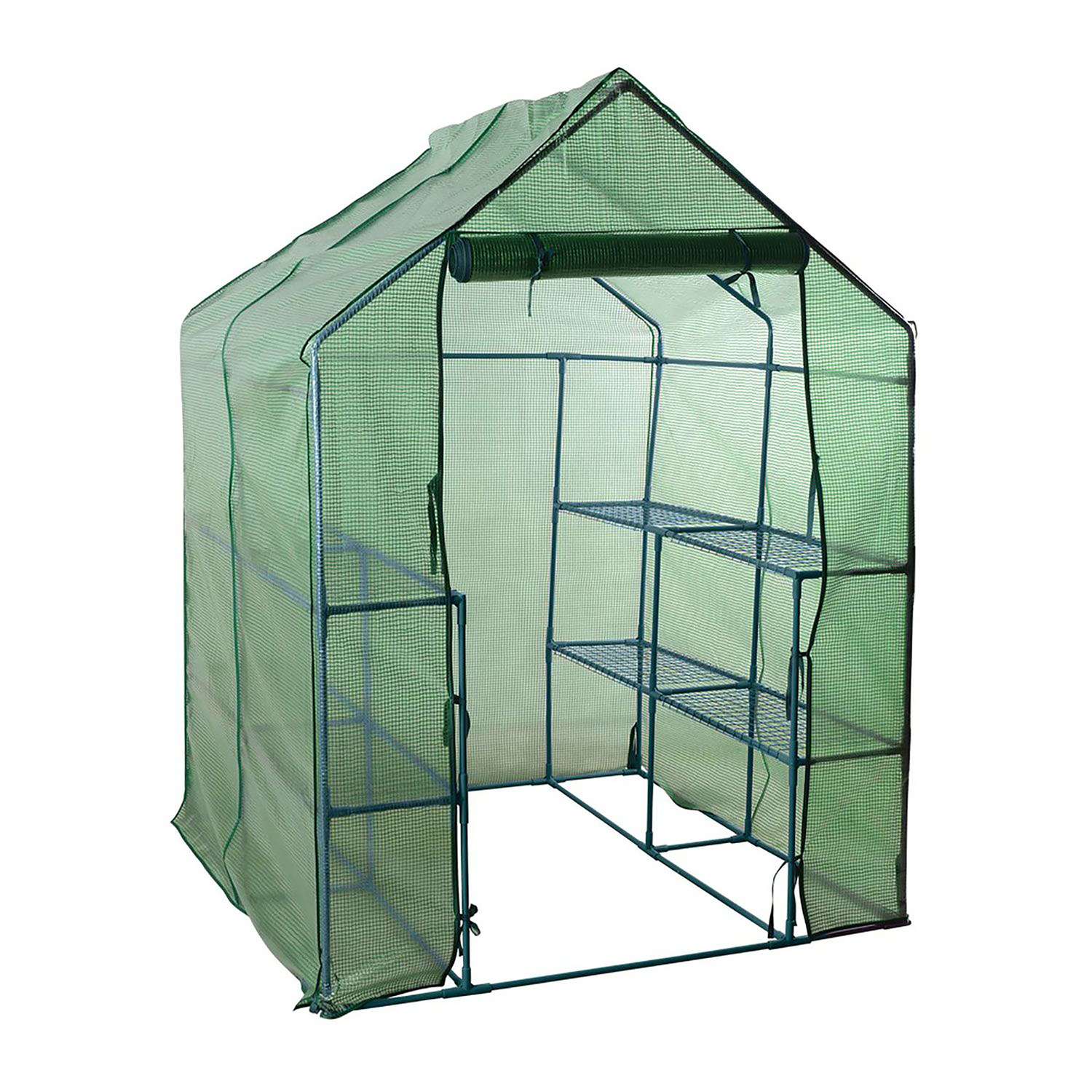 Bond Manufacturing Green 76.7 in. H X 56.3 in. W WalkIn Greenhouse
