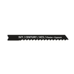 Century Drill & Tool 2-3/4 in. High Carbon Steel Universal Variable Tooth Jig Saw Blade 9 TPI 2 pk