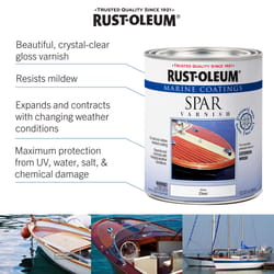 Rust-Oleum Gloss Clear Oil-Based Marine Spar Varnish 1 qt