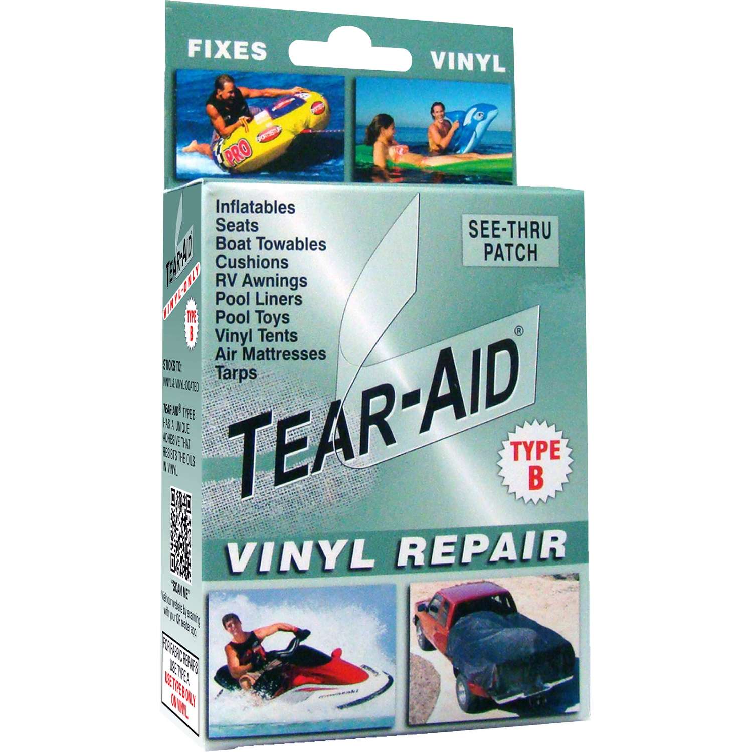 TEAR AID inflatable repair patch for vinyl 3" wide "B" per FOOT price 12” 