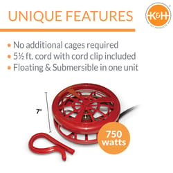 K&H Pet Prodcuts 750 W Floating De-Icer