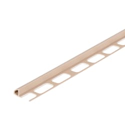 M-D BUILDING PRODUCTS 0.94 in. W X 98 in. L Beige PVC Tile Caps