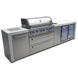 Mont Alpi MAi805-DBEVFC 6 Burner Natural Gas/Propane Grill Silver