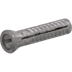 HILLMAN .19 in. D X 1-1/2 in. L Lead Round Head Concrete Screw Anchor 100 pk