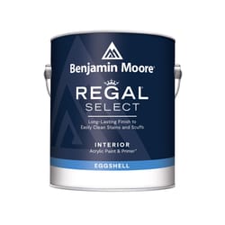 Benjamin Moore Regal Select Eggshell Linen White Paint and Primer Interior 1 gal