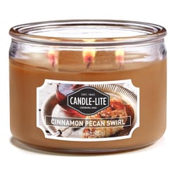 Candle-Lite Brown Cinnamon Pecan Swirl Scent Candle 10 oz