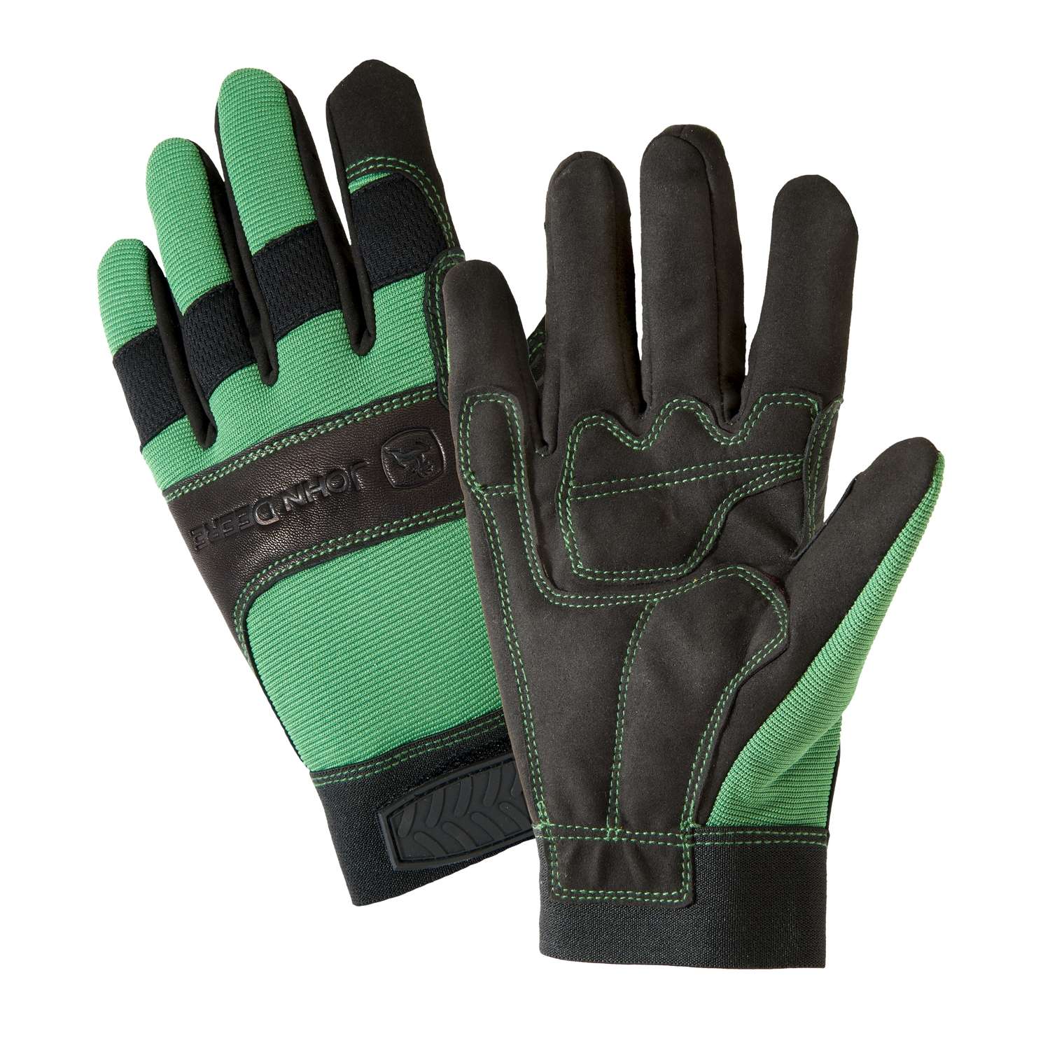 West Chester John Deere HiDexterity Work Gloves Black/Green L 1 pair
