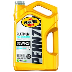 Pennzoil Platinum 5W-20 Gasoline Synthetic Motor Oil 5 qt 1 pk