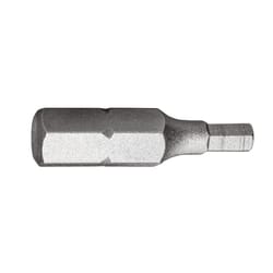 Century Drill & Tool Hex 5/64 in. X 1 in. L Insert Bit S2 Tool Steel 5 pc