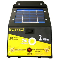 Zareba 4 V Solar-Powered Low Impedance Fence Energizer 2 mi. Black