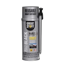 Great Stuff Smart Dispenser Black Polyurethane Multipurpose Foam Sealant 12 oz