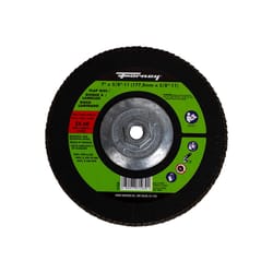 Forney 7 in. D X 5/8-11 in. Zirconia Flap Disc 60 Grit 1 pc