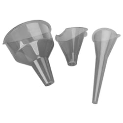 Wilmar Clear Polypropylene Funnel Set