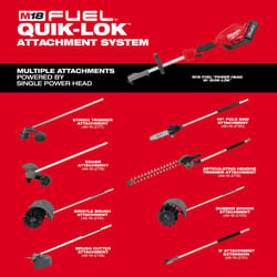 Milwaukee M18 FUEL Quik-Lok Professional Grade 40.6 in. L Brushcutter Attachment