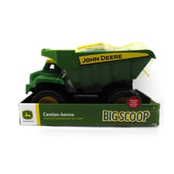 TOMY John Deere Dump Truck Sand Toy Green/Yellow 4 pc