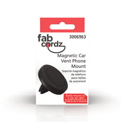 Fabcordz Black Vent Magnetic Phone Holder For All Mobile Devices