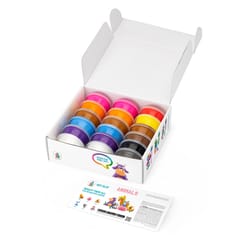 Hey Clay Animals Air Dry Clay Kit Assorted 17 pc