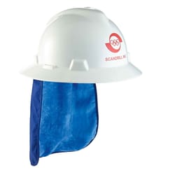 Ergodyne Chill-Its Hard Hat Neck Shade with Cooling Towel Blue