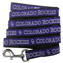 Pets First Team Colors Colorado Rockies Nylon Dog Leash Medium