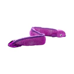 Pet Shop by Fringe Studio Purple Plush Kind Of A Big Eel Dog Toy Large 1 pk