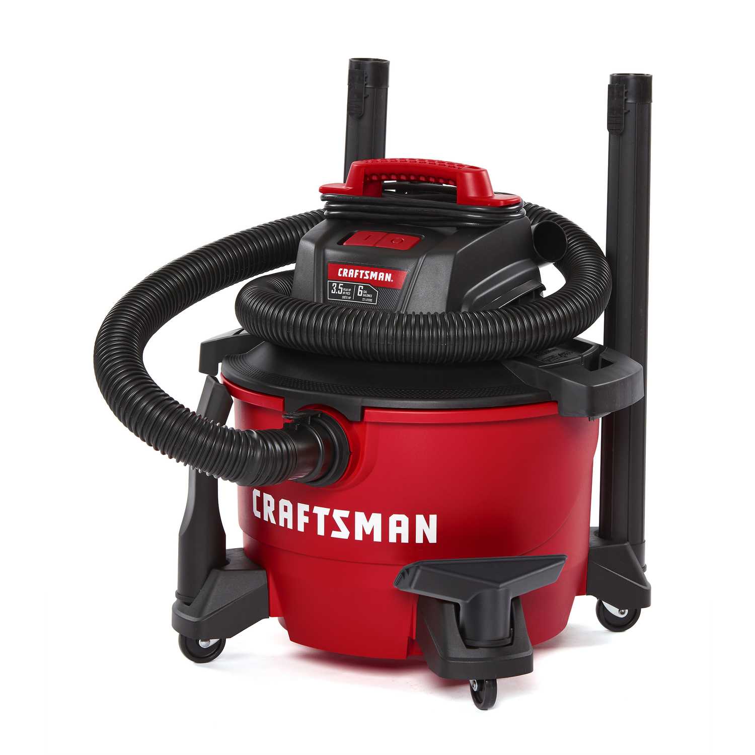 Craftsman 6 Gal Corded Wet Dry Vacuum 7 5 Amps 120 Volt 3 5 Hp