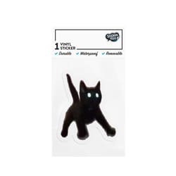 StickerYou Black Cat Sticker Vinyl 1 pk