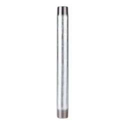 STZ Industries 1-1/2 in. MIP each X 1-1/2 in. D MIP Galvanized Steel 12 in. L Nipple