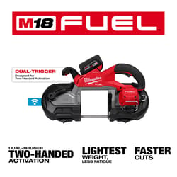 Milwaukee M18 FUEL Cordless Brushless Deep Cut Band Saw Kit (Battery & Charger)