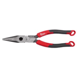 Milwaukee Made In USA 8 in. Forged Steel Long Nose Pliers