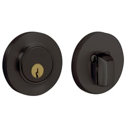 Baldwin Estate Oil Rubbed Bronze Brass Single Cylinder Deadbolt