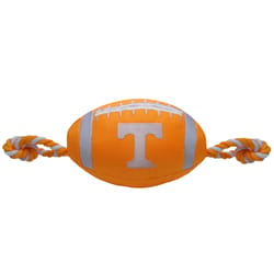 Pets First NFL Orange Nylon Tennessee Volunteers Football Dog Toy 1 pk