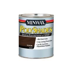 Minwax PolyShades Semi-Transparent Gloss Tudor Oil-Based Stain/Polyurethane Finish 1 qt