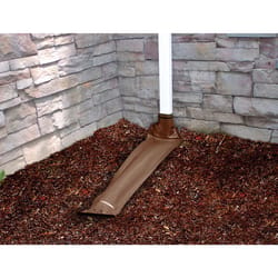 Frost King Drain Away 0.1 in. H X 9 in. W X 46 in. L Brown Vinyl Downspout Extension