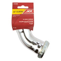 Ace 1-1/2 in. D Brass 45 Degree Elbow
