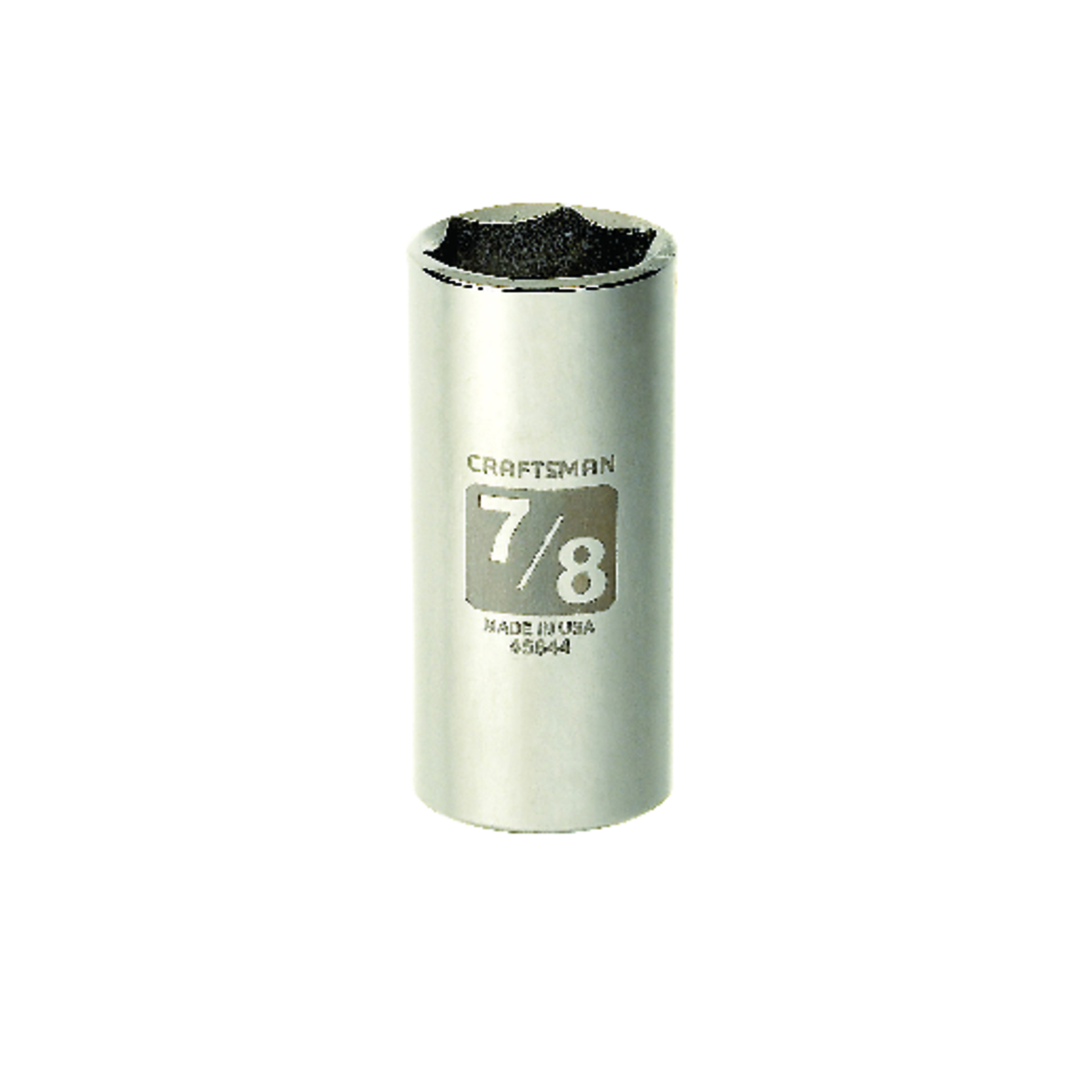 UPC 099575458446 product image for Craftsman 7/8 in. x 3/8 in. drive SAE 6 Point Deep Socket 1 pc. | upcitemdb.com