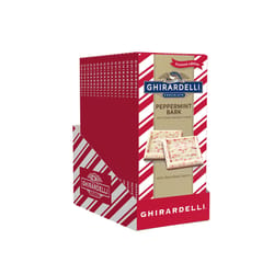 Ghirardelli Milk Chocolate/Peppermint Bark Chocolate Bar 3.5 oz