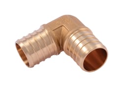SharkBite 1 in. Barb X 1 in. D Barb Brass 90 Degree Elbow