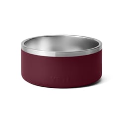 YETI Boomer Wild Vine Red Stainless Steel 8 cups Pet Bowl For Dogs