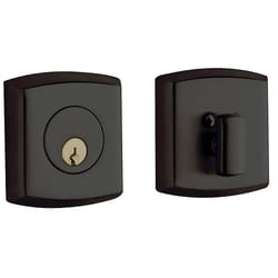 Baldwin Estate Oil Rubbed Bronze Brass Single Cylinder Deadbolt