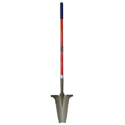 Radius Garden Root Slayer XL 57.5 in. Carbon Steel Scoop Garden Shovel Fiberglass Handle