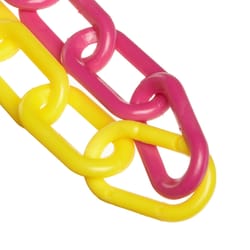 3/4-inch Plastic Chain, Yellow (per foot)