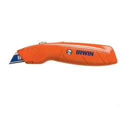 Irwin 9 in. Retractable Utility Knife Orange 1 pk