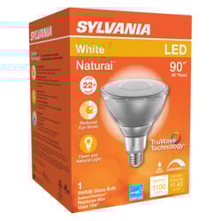 Sylvania Natural PAR38 E26 (Medium) LED Floodlight Bulb White 90 Watt Equivalence 1 pk