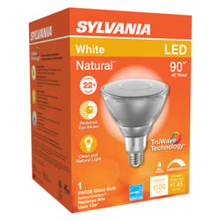 Sylvania Natural PAR38 E26 (Medium) LED Floodlight Bulb White 90 Watt Equivalence 1 pk