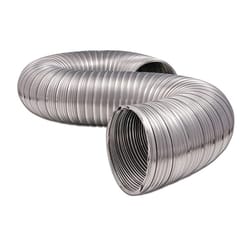 Dundas Jafine 8 ft. L X 3 in. D Silver Aluminum Semi-Rigid Vent Duct